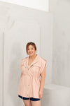 Convertible Twill Utility Jacket (Pink)