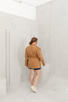 Convertible Twill Utility Jacket (Camel)