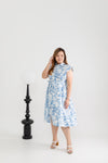Toile de Jouy Shirt Dress (Blue)