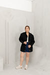 Convertible Twill Utility Jacket (Black)