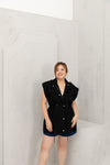 Convertible Twill Utility Jacket (Black)