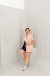 Convertible Twill Utility Jacket (Pink)