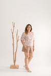 Akari Notched Top (Summer Floral)