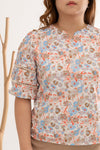Akari Notched Top (Summer Floral)