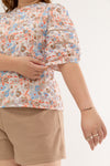 Akari Notched Top (Summer Floral)