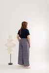 Panel Button Pants (Édition Limitée Navy Peranakan)