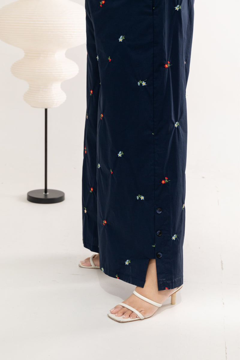 Panel Button Pants ( Édition Limitée Embroidery)