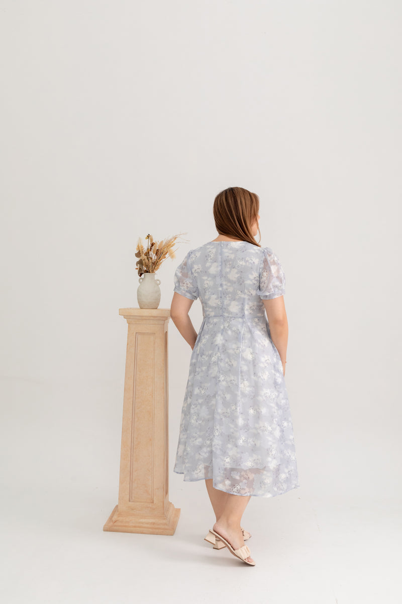 Organza Grace Dress (Misty / Embriodered)