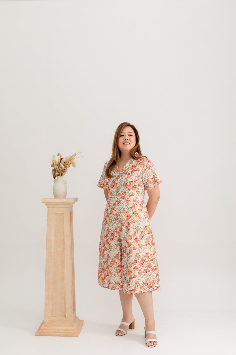 Rhoda Floral Midi Jumpsuit (Japanese Spring)