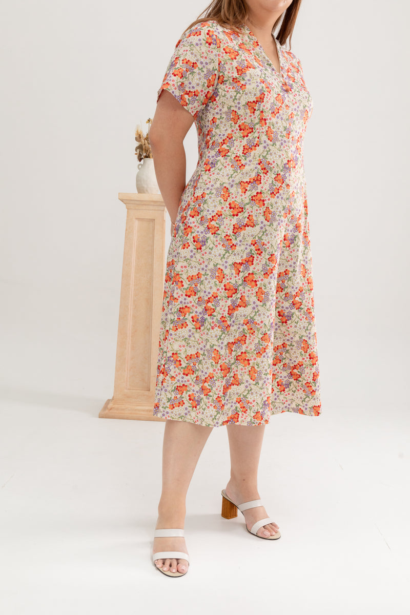 Rhoda Floral Midi Jumpsuit (Japanese Spring)