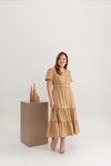 Harper Midi Dress (Khaki)