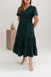 Harper Midi Dress (Forest)