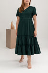 Harper Midi Dress (Forest)