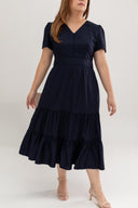 Harper Midi Dress (Navy)
