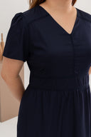 Harper Midi Dress (Navy)