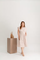 elastic waist shirt dress Black Elastic Cinched High Waist Long Sleeve Shirt Mini Dress