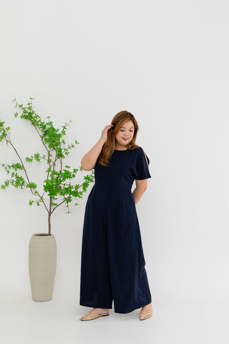 Spring Jumpsuit (Navy)