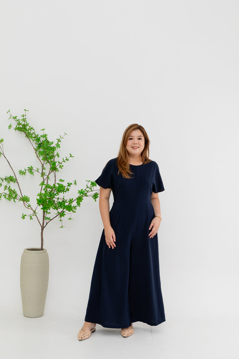 Spring Jumpsuit (Navy)
