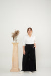Front Pleat Pants (Black)