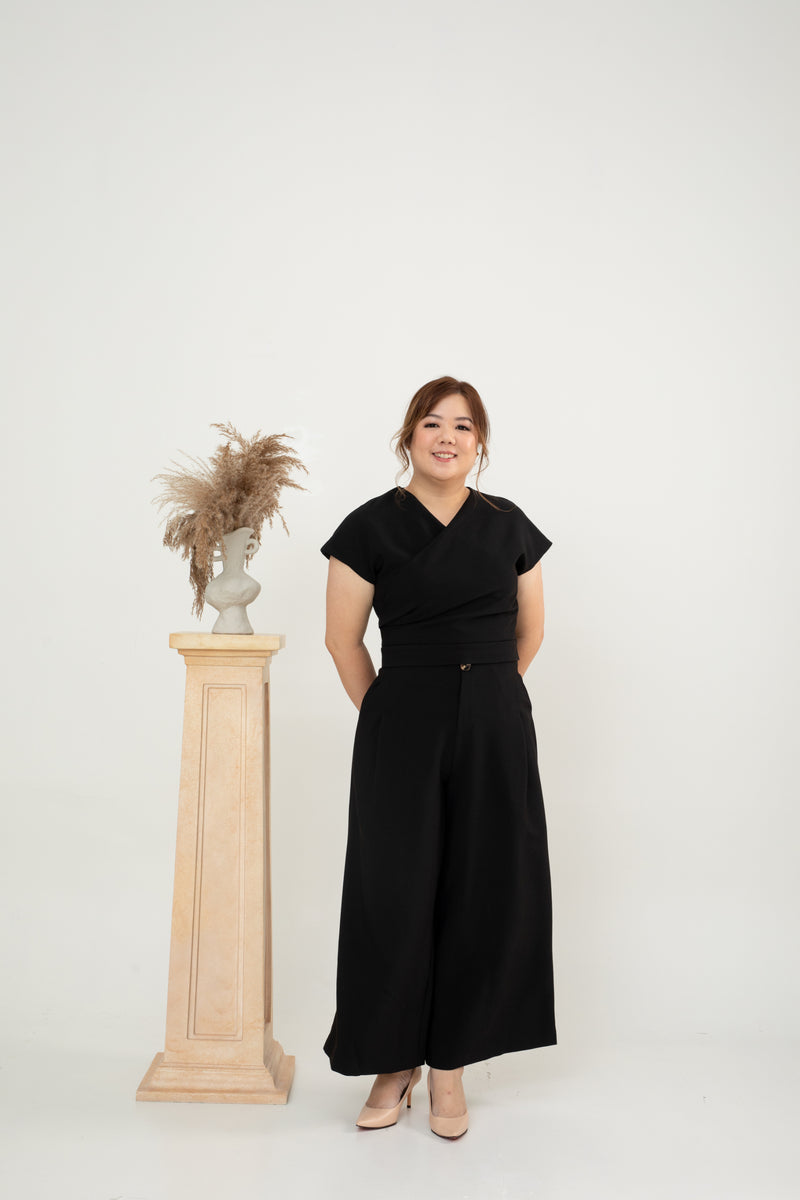 Zia Classic Wrap Top (Black)
