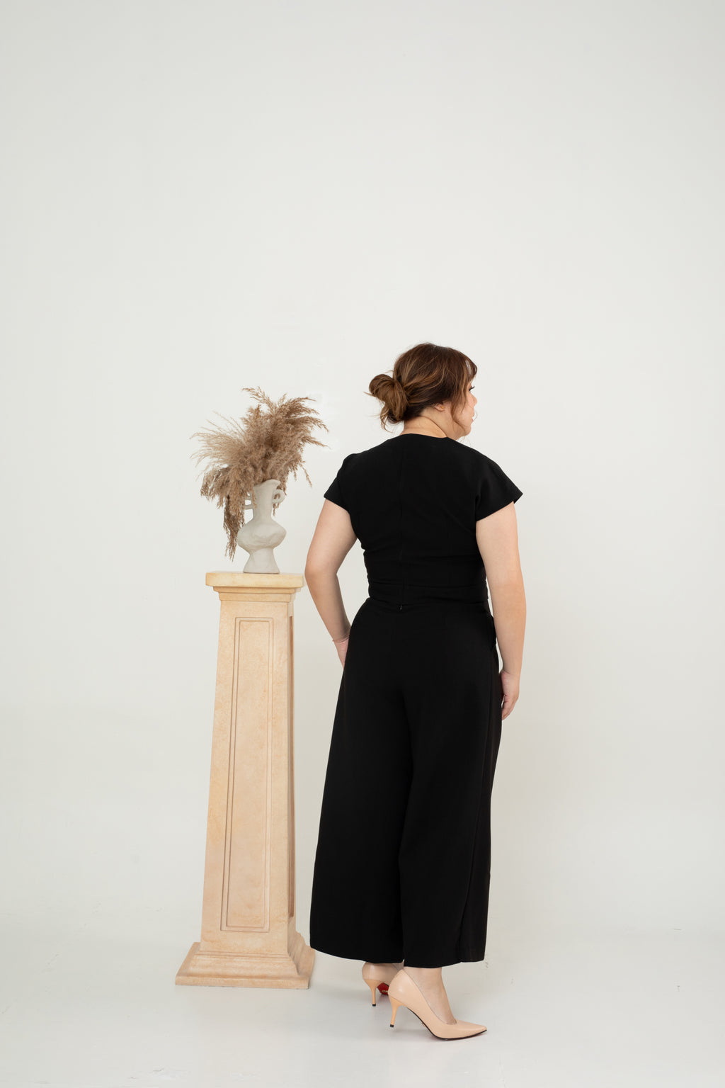Zia Classic Wrap Top (Black)