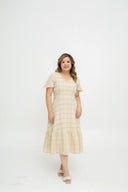 Charlotte Midi Dress (Rainbow)