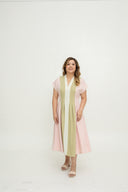 Serenity Panel Dress (Petal Sage Cream)