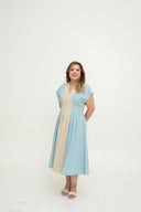 Serenity Panel Dress (Powder Blue Sand)