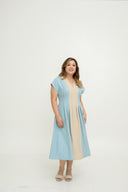 Serenity Panel Dress (Powder Blue Sand)