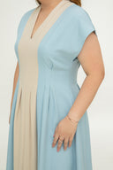 Serenity Panel Dress (Powder Blue Sand)