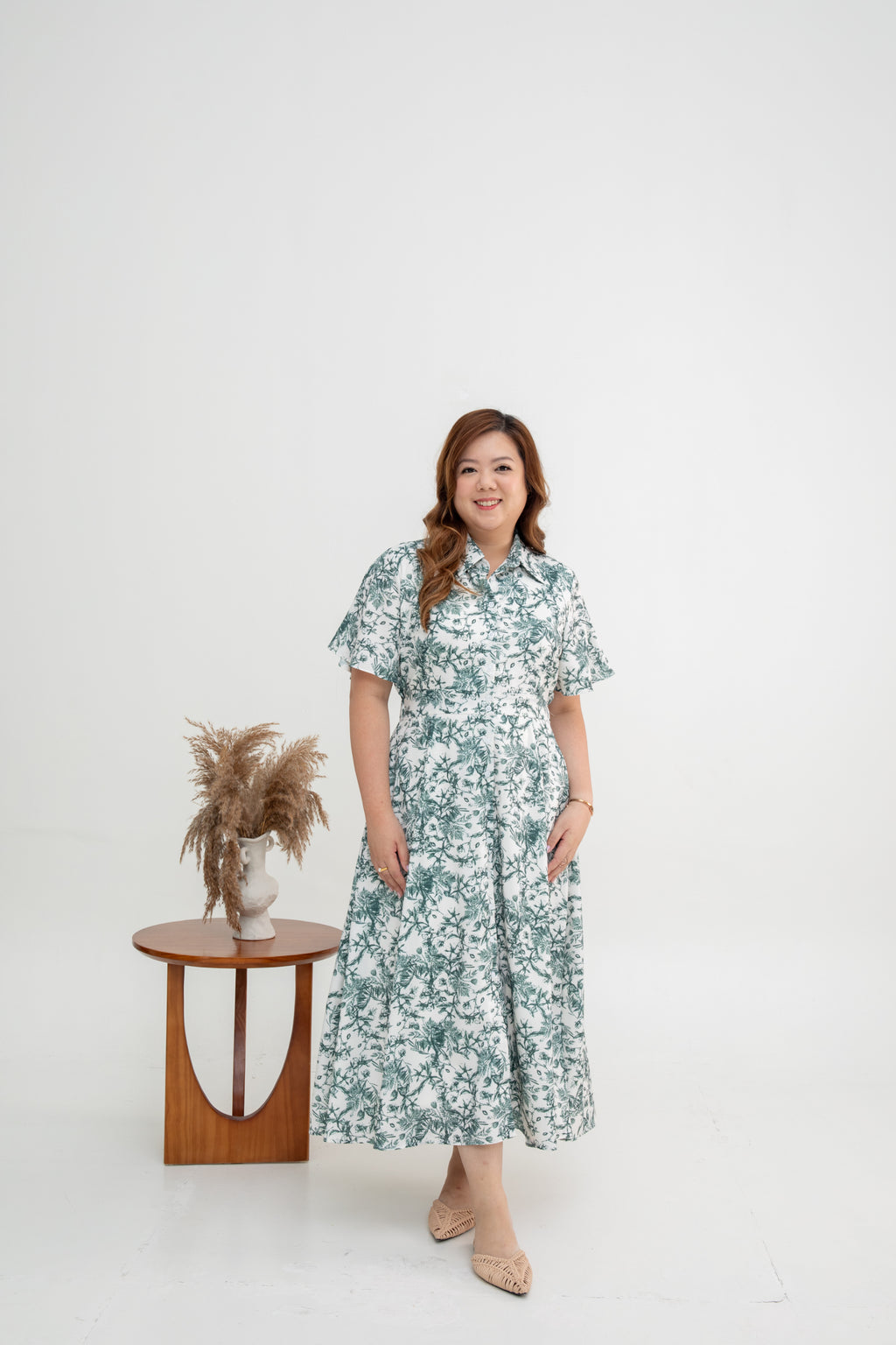Tropical Breeze Maxi Dress (Fern Green)