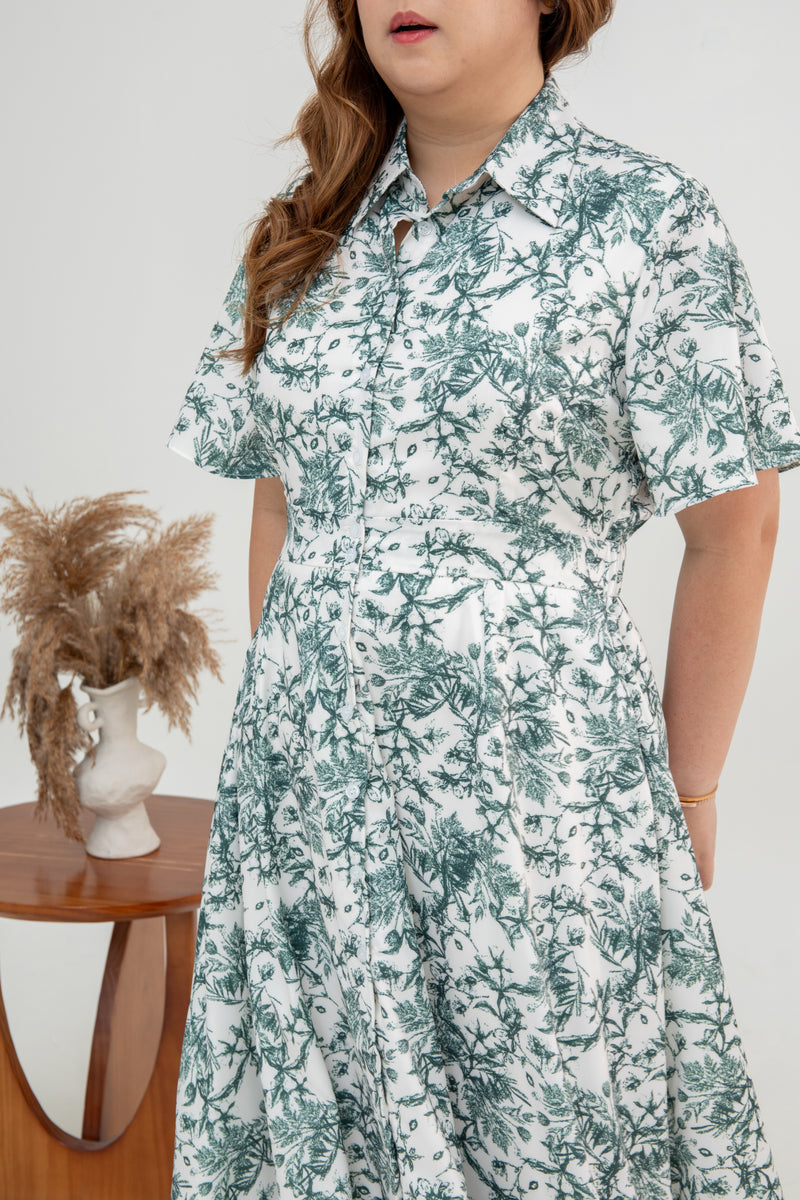 Tropical Breeze Maxi Dress (Fern Green)