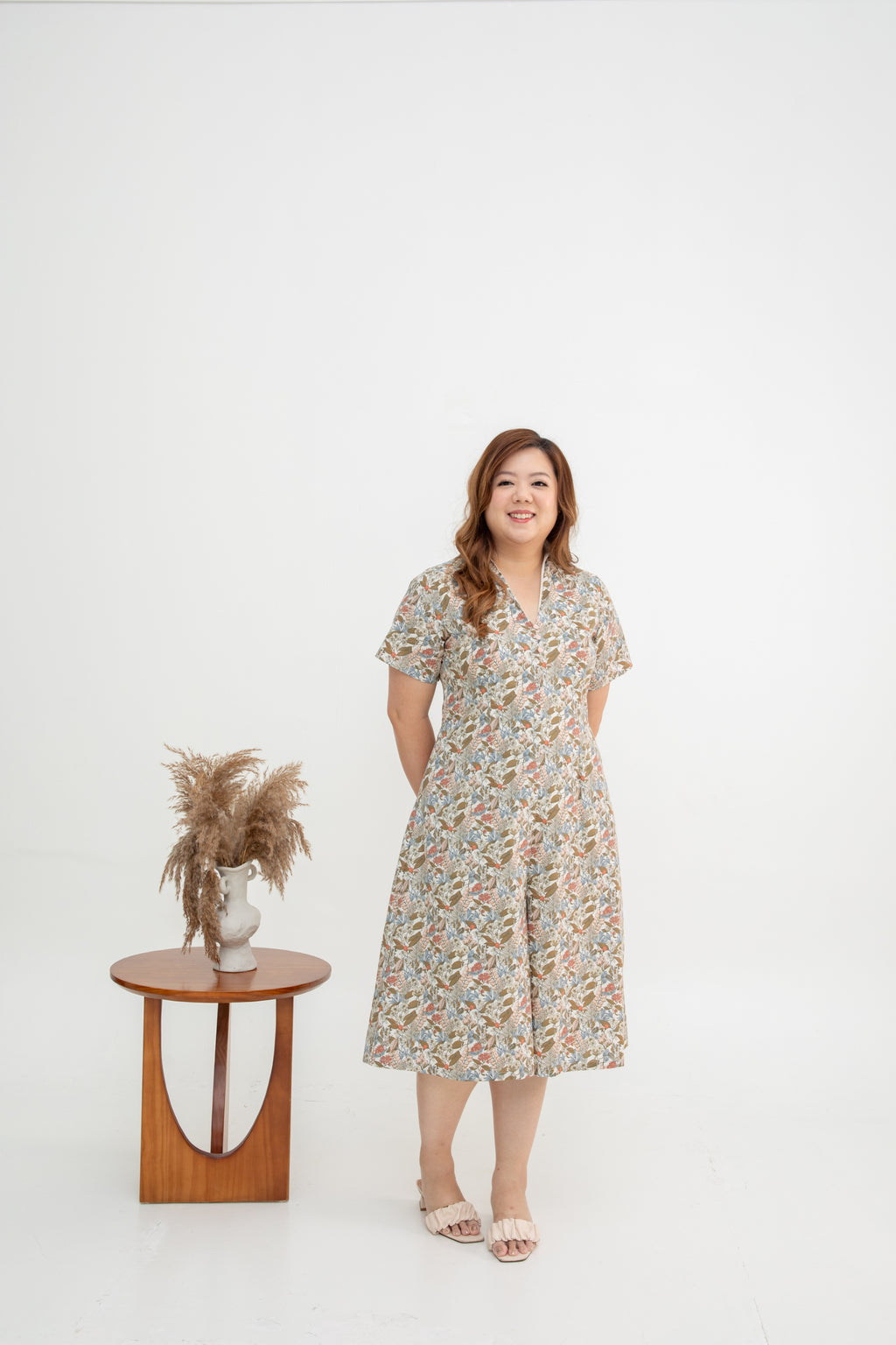 Rhoda Floral Midi Jumpsuit (Spring Primrose)