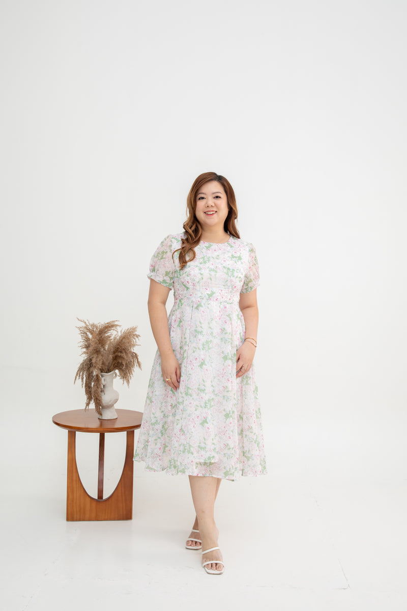 Organza Grace Dress (Rose)