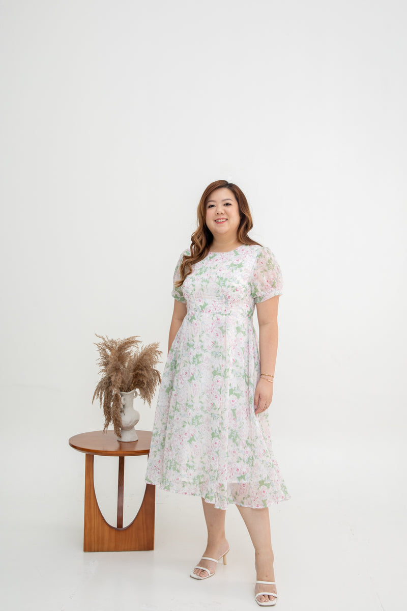 Organza Grace Dress (Rose)