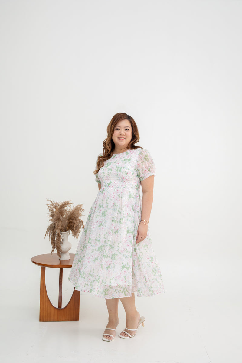 Organza Grace Dress (Rose)