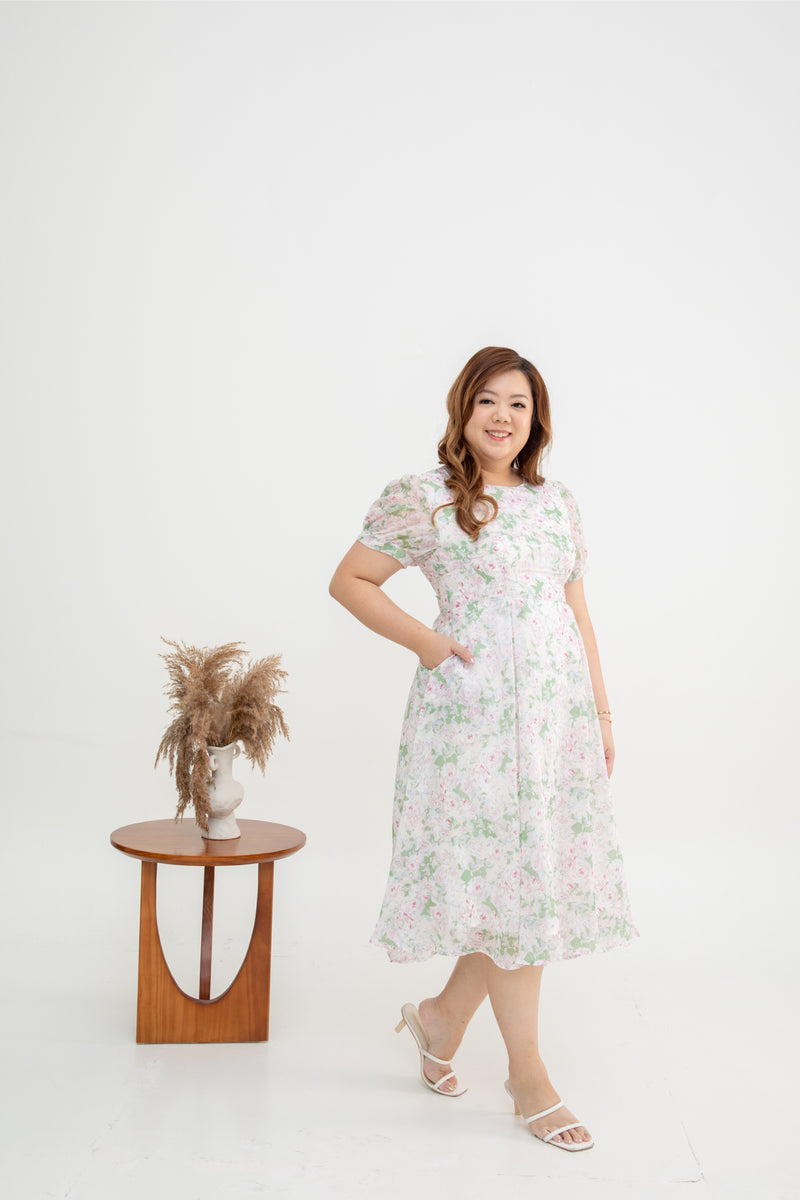 Organza Grace Dress (Rose)