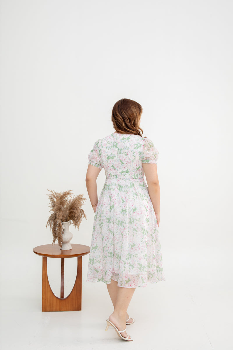 Organza Grace Dress (Rose)