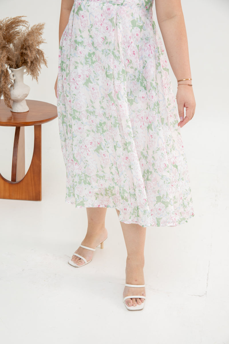 Organza Grace Dress (Rose)