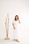 Blossom Dreams 3D Floral Dress (White)