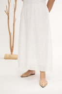 Blossom Dreams 3D Floral Dress (White)