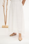 Blossom Dreams 3D Floral Dress (White)