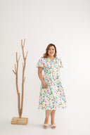 Empire Pleat Dress (édition limitée print - Tutti Frutti)