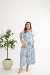 Tropical Breeze Maxi Dress (Blue)