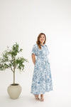 Tropical Breeze Maxi Dress (Blue)