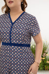 Eden Édition Limitée Romper (Navy Peranakan)