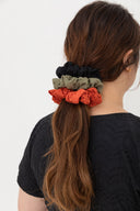Embroidery Eyelet Scrunchies