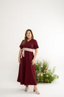 Édition Limitée Detachable Obi-Belt Jumpsuit (Pink Peranakan)