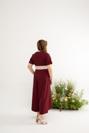 Édition Limitée Detachable Obi-Belt Jumpsuit (Pink Peranakan)