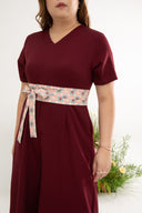 Édition Limitée Detachable Obi-Belt Jumpsuit (Pink Peranakan)